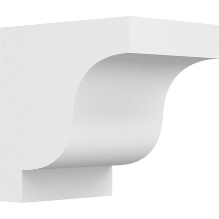Standard Newport Architectural Grade PVC Corbel, 7W X 10D X 10H